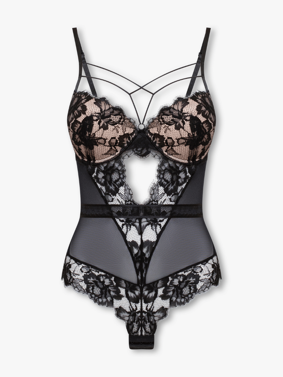 Janey-bodysuit met kant