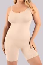 Comfit® Amara - Ronde Hals Mid-Thigh Bodysuit
